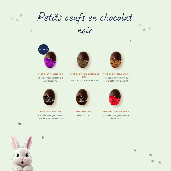 Ballotin d'oeufs de Pâques assortis